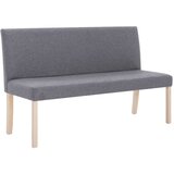 vidaXL Klop 139,5 cm svetlo siv poliester, (20777549) | Shoptok.si
