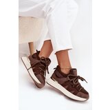 Boto Insulated Women's Sneakers on Platform Brown Juvira | shoptok.hr