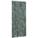 vidaXL Zastor protiv insekata zeleno-bijeli 90 x 220 cm šenil | shoptok.hr