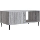  Kava Stol Siva sonoma 90 x 50 x 40 cm Konstruirano drvo | shoptok.hr