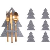 Tutumi Božićne kutije za pribor za jelo s motivom božićnog drvca - Set od 6 komada | shoptok.hr