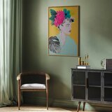  Plakat - Flowers in the Hair 60x90 Zlatni okvir | shoptok.hr