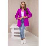 Kesi Włoski Włoski Elegant jacket with lapels violet | Shoptok.si