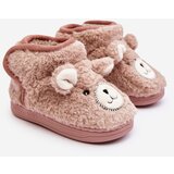 Kesi Children's insulated slippers with teddy bear, pink Eberra | Shoptok.si