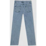 Defacto Girls Straight Fit Standard Cuff Jeans