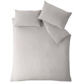 Catherine Lansfield Siva posteljnina za zakonsko posteljo 200x200 cm So Soft – Cene