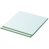  Ploče za police 2 kom staklene prozirne 30 x 30 cm | shoptok.hr