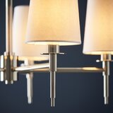  Endon 99457 - Luster na lancu 5xE14/6W/230V sjajni hrom/bela | Eponuda.com