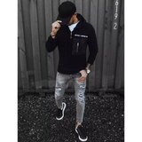 DStreet men's black sweatshirt BX5466 | shoptok.hr