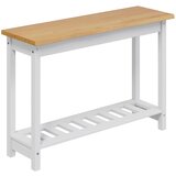  Konzolna stolica EKAI Bijela 112 x 35 x 76 cm Masivna borovina | shoptok.hr