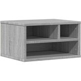  Stalak za pisač siva boja hrasta 40x32x22,5cm konstruirano drvo | shoptok.hr