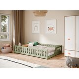  Drveni dječji krevet Levi - 200x140 cm - olive | shoptok.hr