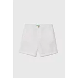 United Colors Of Benetton Otroške kratke hlače bela barva