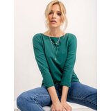 BASIC Feel Good Blouse-RV-BZ-4691.09P-dark green | Shoptok.si