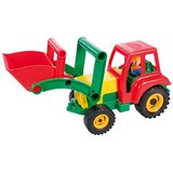 Lena LENA: Traktor s sprednjim nakladalnikom s figurico 35cm | Shoptok.si