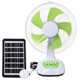  stoni punjivi ventilator sa solarnim panelom i led lampom 300-20518 | Eponuda.com