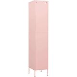 vidaXL Omara s ključavnico roza 35x46x180 cm jeklo | Shoptok.si