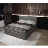 MID.YOU POSTELJA BOXSPRING 180 cm x 200 cm , les, tekstil, leseni material antracit | Shoptok.si
