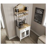 Hanah home FRN-20076-1 WoodenWhite Coffee Bar Cabinet | ePonuda.com