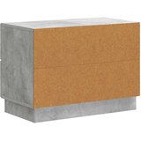  Noćni ormar Betonska siva 62 x 34,5 x 44,5 cm Konstruirano drvo | shoptok.hr