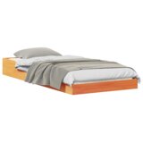  Krevetna konstrukcija Voštano smeđa 90 x 200 cm Borova drva | shoptok.hr