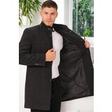 Dewberry PLT8367 MEN'S COAT-STRAIGHT LIGHT ANTHRACITE Cene