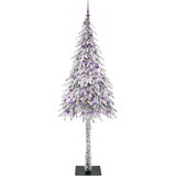  Božićno drvce s 300 LED svjetlima Bijelo 210 cm PE i čelik | shoptok.hr
