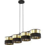  visilica na sajli lux 4xE27/15W/230V crna/zlatna | Eponuda.com