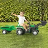 TRAKTOR NA PEDALA S PRIKOLICO IN NAKLADAČEM 52x171x44 CM, (21206281)