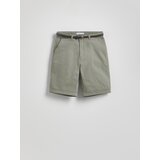 Reserved Chino kratke hlače s remenom - bljedozeleno | shoptok.hr