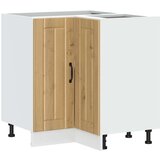 vidaXL Kuhinjska kotna osnovna omarica Lucca artisan hrast inž. les | Shoptok.si