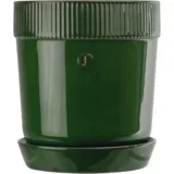 Elise cvetlični lonec s podstavkom - majhen - Green