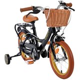 Volare dječji bicikl Ashley 14″ crne boje, s dvije ručne kočnice | shoptok.hr