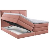 MID.YOU POSTELJA BOXSPRING 180 cm x 200 cm , tekstil starinsko roza | Shoptok.si