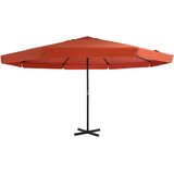  Vrtni suncobran s aluminijskom šipkom 500 cm boja cigle | shoptok.hr