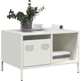  Stolić za kavu bijeli 68,5x50x43,5 cm hladno valjani čelik | shoptok.hr
