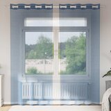 vidaXL Voile zavjese s ušicama 2 kom kraljevsko plave | shoptok.hr