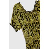 Marisse Yellow Viscose Dress | ePonuda.com