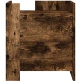  Noćni ormarić dimljena boja hrasta 45x50x50cm konstruirano drvo | Eponuda.com