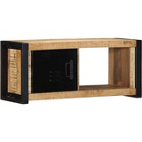 vidaXL TV omarica 80x30x35 cm Masivni neobdelan les Mango | Shoptok.si