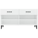 Ormarić za cipele sjajni bijeli 102x35x55 cm konstruirano drvo | shoptok.hr
