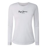 Pepe Jeans Majica z dolgimi rokavi ženska, bela barva | Shoptok.si