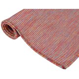 Zunanja preproga ploščato tkanje 80x250 cm rdeča, (20668973) | Shoptok.si