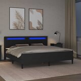  Krevetna konstrukcija Crna 200 x 200 cm Umjetna koža | shoptok.hr