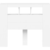 vidaXL LED posteljno vzglavje belo 120x18,5x103,5 cm inženirski les | Shoptok.si