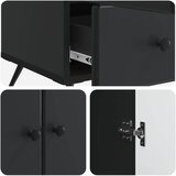  Kreveta Crna 66 x 34,5 x 95 cm Konstruirano drvo | shoptok.hr