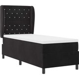 Krevet s opruga kutije s madracem Crna 200 x 80 cm Baršun | shoptok.hr