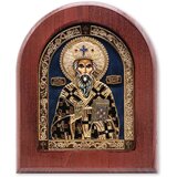  Ikona u drvetu Sveti Vasilije Ostroški, 170x205x22mm | Eponuda.com