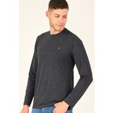 Dewberry T8588 BIKE COLLAR MEN'S SWEATSHIRT-ANTHRACITIS | ePonuda.com