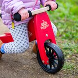 Kinderfeets drvena dječja guralica Tiny Tot 2u1 Cherry Red | shoptok.hr